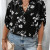 Дамска макси блуза с регулиращ ръкав и флорален принт