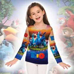 Детска блуза за момиче Папагала Рио 10975