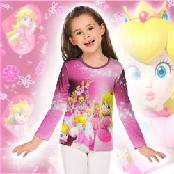 Детска блуза за момиче Принцеса Праскова 12050
