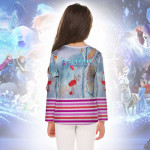 Детска блуза за момиче Замръзналото кралство 10850