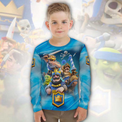 Детска блуза за момче Клаш роял 7066