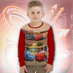 Детска блуза за момче Светкавицата Маккуийн 7085
