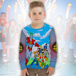 Детска блуза за момче Капитан Планета 7093