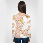 3D дамска блуза с дълъг ръкав 7268