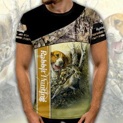3D мъжка тениска с ловни мотиви 8900