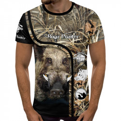 Мъжка спортна тениска Boar hunting 6165