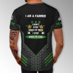 Мъжка спортна тениска I am a Farmer 10307