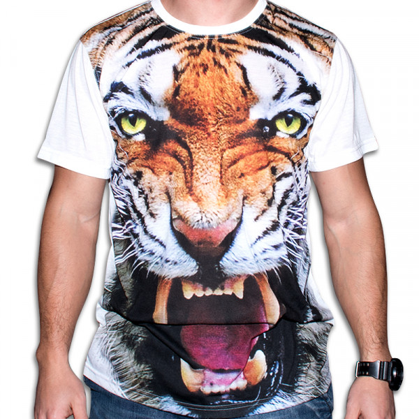 Мъжка спортна тениска 3D ''TIGERRR" 