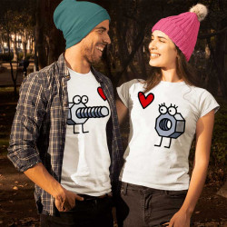 Комплект тениски за влюбени двойки 12187
