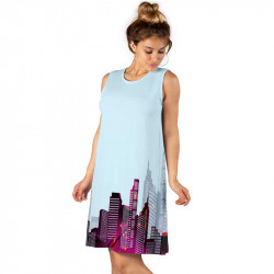 Разпродажба Лятна дамска рокля CITY 8263