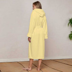 Хавлиен халат за баня -MAER- цвят жълт