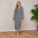Хавлиен халат за баня -MAER- цвят Сив
