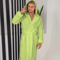 Луксозен хавлиен халат за баня - MAER цвят Тревисто зелен