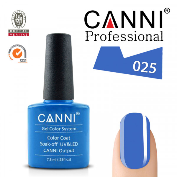 CANNI uv/led soak off цветен гел лак за нокти 025