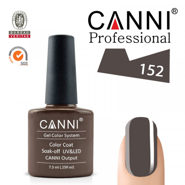 CANNI uv/led soak off цветен гел лак за нокти 152