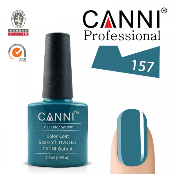 CANNI uv/led soak off цветен гел лак за нокти 157