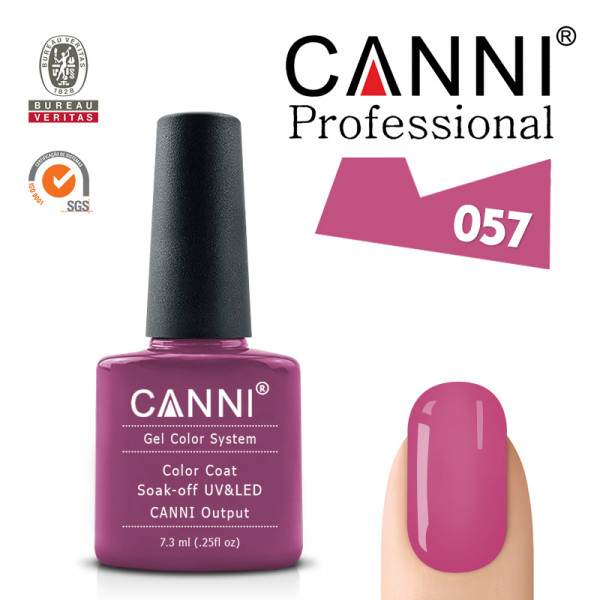 CANNI uv/led soak off цветен гел лак за нокти 057