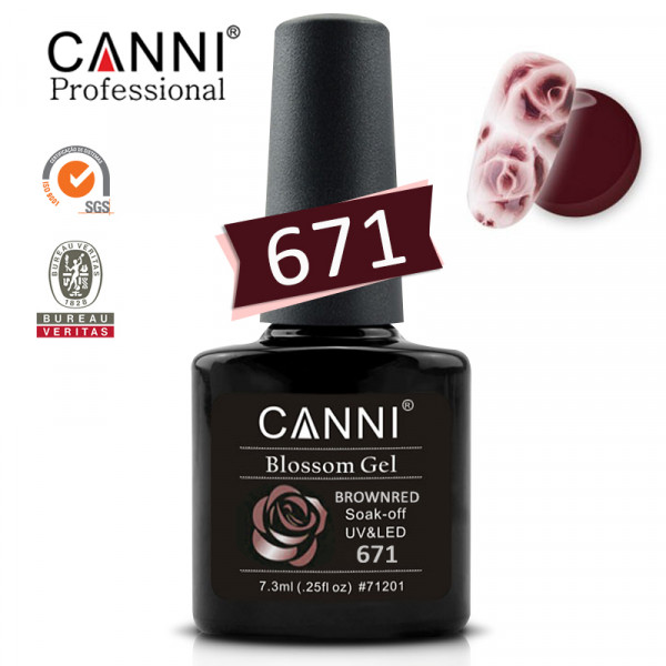 Uv/led soak off CANNI Blossom гел лак за нокти 671