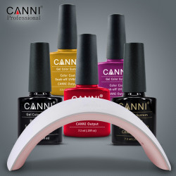Сет за гел лак Canni Professional + Led лампа