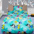 Комплект от луксозно детско спално бельо Мики Маус в зелено с подарък