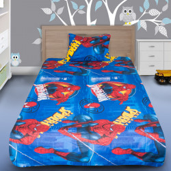 Комплект от луксозно детско спално бельо Spiderman 2 с подарък