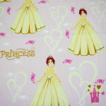 Комплект от луксозно детско спално бельо Принцеса в жълто с подарък