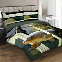 3D луксозен спален комплект с риболовни мотиви 7413