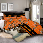 3D луксозен спален комплект с ловни мотиви 7414
