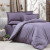 Луксозно спално бельо от сатениран памук Тъмно лилаво