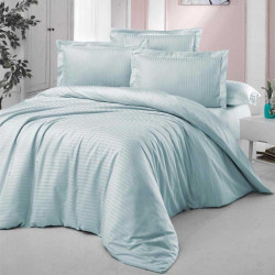 Луксозно спално бельо от сатениран памук Резеда