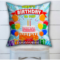 3D декоративна възглавничка Happy birthday to you 10036